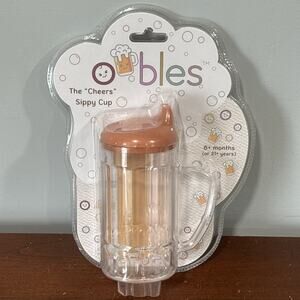 Oobles The Cheers Sippy Cup Baby Toddler Shower Gag Gift Beer Mug Stein Lidded